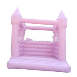 Mats Outdoor colourful Macaron Bounce House Inflatable Jumping Wedding Bouncy Castle white Wedding Bouncer with blower For Sale 772 E3