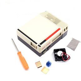 Integrated Circuits 1set Black Mini NES NESPI CASE Retroflag with Cooling Fan Designed for Raspberry Pi 3 / 2 / B