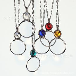 New Style Magnifying Glass Pendant Necklace Wholesale