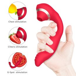 2 in 1 Vibrating Sucking DildoVibrator X Clitoral Stimulator Nipple Sucker Massage Vaginal G-Spot sexyToys for Women 18+ Shop