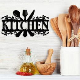 Kitchen Metal Sign, Kitchen Signs Wall Decor Rustic Metal Kitchen Decor Sign