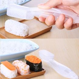 Sublimation Baking Moulds Nigiri Sushi Mold Onigiri Rice Ball Maker Warship Sushis Molds Bento Oval Rices Balls Making Breakfast Kitchen Tools Easy Sushi Kit