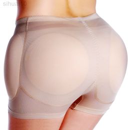 4 Sponge Pads Booty Hip Enhancer Sexy Butt Lifter Push Up Panty Big Ass Women Dress Body Shapers Control Panties Women Shapewear L220802