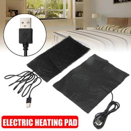 Carpets Electric Heating Sheet 10 22cm 15 20cm 5V Carbon Fiber Cloth Heater Pads USB Heated WashableCarpets CarpetsCarpets
