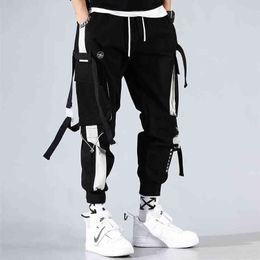 Hip Hop Pantolon Erkekler Gevşek Joggers Pantolon Baskı Sokak Giyim Harem Pantolon Giysileri Ayak Bileği Uzunluğu Pantolon Harajuku Sport G220507