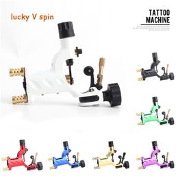 Luck v spin Rotary Tattoo Machine Shader Liner 7 Colors Assorted Tatoo Motor Gun Kits Supply For Artists 220609