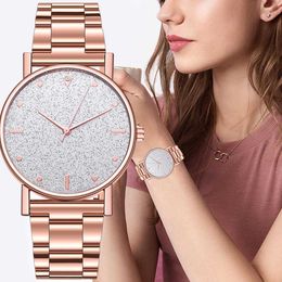 Black Women Watch 2022 Top Brand Luxury Starry Sky Lady Stainless Steel Band Analog Quartz Wrist Watch For Dropship