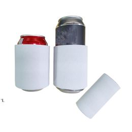 Heatproof Drinkware Handle Sublimation Can Cooler Neoprene Thermal Transfer Blank Covers 3.5*9inch Coolers Cup Cover BBB15437