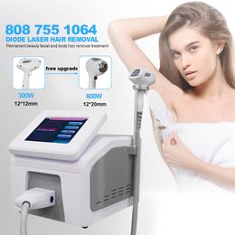 painless permanent hair removal machine with 3 Wavelength 755 808 1064nm diode laser fast hair moving products
