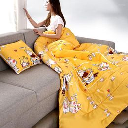 Pillow /Decorative In 1 Portable Foldable Throw Pillows With Zipper Closure Sofa Car Office Nap Blanket Quilt Bedding Home Decor/Decorati