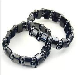 Magnetic Bracelet for Men, Black Hematite Beads Magnetic therapy Bracelets Fashion Beaded Bracelet for Women