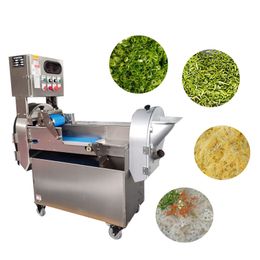 110V 220V Electric vegetable cutter machine commercial automatic potato radish cabbage onion diced shredder slicer for sale