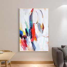 100% Hand painted Abstract Oil Paintings Wall Art Modern Canvas Paintings Artwork for Home Decor MD 028