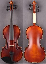 Solid Wood Antique Rubbed All Handmade Beginner Test Grade Children Adult Professional Violin 4/4 Musical Instrument