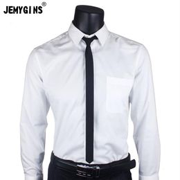Mens Tie 100 Silk Pure Black 5cm Skinny Slim High Quality Classic Business Casual Party Wedding