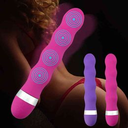 NXY Vibrators Powerful G Spot Vagina Vibrator Female Clitoris Butt Plug Anal Erotic Stimulator Intimate Sex Toys for Woman Adults Sexy Product 0407