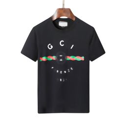 2022 New Fashion Men's Designer T Shirts Cropped Casual Letters Embroidery High Quality Men Branded Loose Tees Clothes Asian size M-3XL