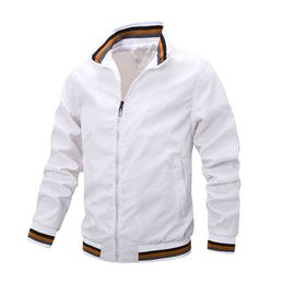 Jacket Men's Autumn Casual All-match Sports Jacket Autumn and Winter Baseball Collar Clothes Men's Fashion Loose Top Men's Y220803