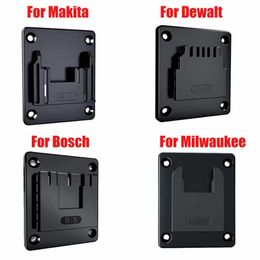 Home wall mount storage machine rack electric tool bracket fixing devices fit for makita bosch dewalt milwaukee base tool