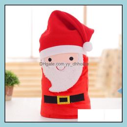 Blankets Home Textiles Garden Ll Cartoon Christmas Flannel Blanket Foldable Santa Claus Snowman Penguin Deer Pattern Carpet Was Dhmcz