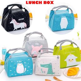 Storage Bags 2021 Cartoon Cute Lunch Bag For Women Girl Kids Children Thermal Insulated Box Tote Food Picnic Milk Bottle228K