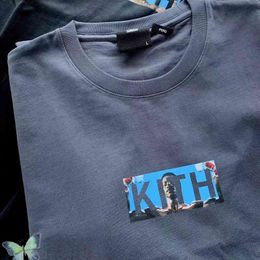 T-shirt 2022 Summer t shirt sew Arrival Box Fashion Kith Rocky 100% Cotton