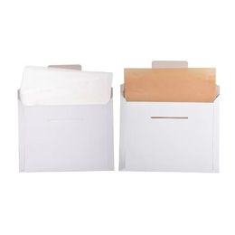 50 листов сумка Двойная кремниевая масляная бумага Непримененная белая коричневая бумага для выпечки для выпечки для выпечки для воска