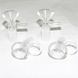 100pcs Smoking Glass Slide Bowl Glass Piece Bowls Quartz Nails 18mm 14mm Male Female Heady dab rigs