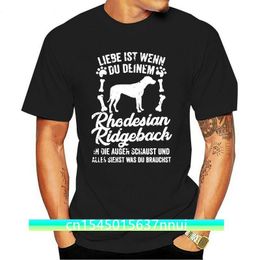 Graphic Humour Rhodesian Ridgeback Lover Gift T Shirt Normal Streetwear Mens T Shirt O Neck Cotton Hiphop Top 220702