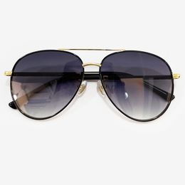 2022 New Black Alloy Wrap Sunglasses Vintage Female Luxury Casual Eyeglasses Pilot Brand Lunettes De Soleil