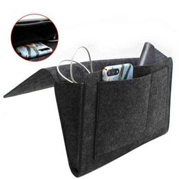 Felt storage bedside bag hanging remote control household goods can be stored at the 220518