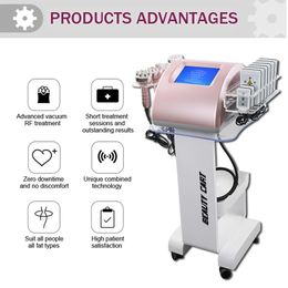 Lipo Cavitation Slimming Machine RF Vacuum Slim Machines Laser Fat Cellulite Removal Device 40K Beauty Salon Equipment