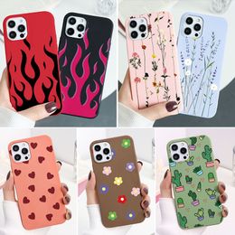 Flame Love Soft TPU Cases For Xiaomi Poco X3 Pro NFC F3 Mi A3 Redmi Note 10 9 9S 9T 8T 8 9A 7A 7 10T Lite Capa Cover