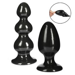 Soft Silicone Anal Beads Butt Plug sexy Toys for Man Woman No Vibrator Prostate G-Spot Stimulate Dildo Masturbator