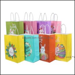 -Forniture per feste per feste per feste da regalo per feste per feste per la casa di casa Newgift sacchetti di pasquale colorf sacchetto di carta artigianale imballaggi per bambini