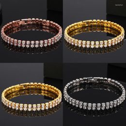 Bangle Selling Rhinestone Rose Gold Bracelet Charm Female Crystal Fashion Bride Wedding Jewellery GiftsBangle Kent22