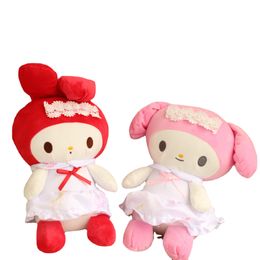 2022 Stuffed Animals 25cm Wholesale Cartoon plush toys Lovely maid outfit kuromi dolls