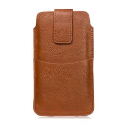 Universal Holster Vertical Clip Belt Flip Cover Pouch Leather Cases for For Iphone 13 12 11 XS MAX Galaxy S22 S21 S20 Ultra Plus