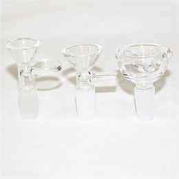 Glass Bowls for Bong Hookahs Ash catchers 14mm 18mm Thick Pyrex Bubbler AshCatcher 45 90 Degree Ashcatchers Water Pipes