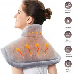 shoulder neck warmer Canada - Carpets 120V 50W Electric Heating Pad For Shoulder Neck Back Spine Leg Pain Relief Winter Warmer PadCarpets