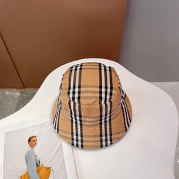 Luxurys Designers Bucket Hat Fashion Travel Sunshad Tide Cap Unisex Pure Cotton Fitted Hats