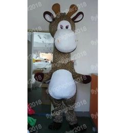 Halloween Giraffe Mascot Costume Cartoon Anime theme character Carnival Adult Unisex Dress Christmas Birthday Party Outdoor Outfit