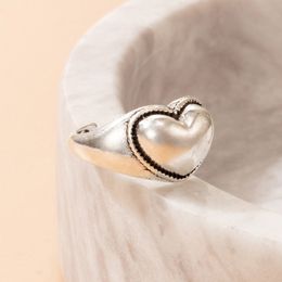 New Fashion 1314 Heart Cute Ring for Women Men Funny Bat Skull Mushroom Silver Colour Alloy Metal Open Ring Jewellery