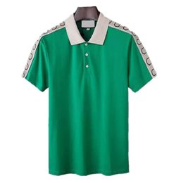 Mens Stylist Polo Shirts Luxury Italy Men Clothes Short Sleeve Fashion Casual Men's Summer T Shirt Many Colours are available 89