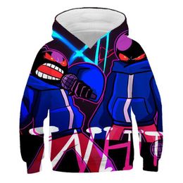 Men's Hoodies & Sweatshirts Anime Friday Night Funkinn Whitty 3D Print Cosplay Kids Boy Girl Steetwear Hooded Coat Sweatshirt Pullover Cap H