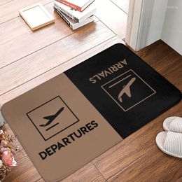 Carpets The Exit Arrival Departure Doormat Bathroom Welcome Mat Entrance Home Balcony Airport Sign Absorbent Floor Rug Bedroom Furry