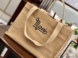 Summer Large Capacity Straw Tote Bag Women Handbag Shoulder Designer Brand Crossbody Female Vacation Packs 220321