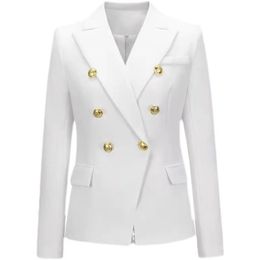 B112 Womens Suits & Blazers Tide Brand High-Quality Retro Fashion designer Presbyopic Maze Series Suit Jacket Lion Double-Breasted Slim Plus Size Women's Clothing