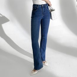 Flare Jeans for Women High Waist Stretch Slimming Wide Leg Pants Rise Skinny Womens Fashion Clothes Clothing