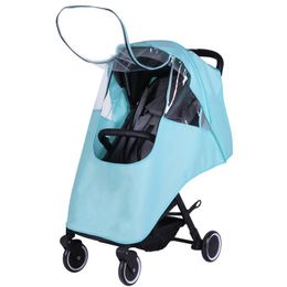 Stroller Parts & Accessories Universal Baby Rain Cover Windproof Umbrella Car Warm Winter Outside Travel Solid Colour Raincoat Infant Accesso